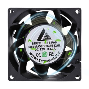 Plastique personnalisé 80*80*38mm 8038 ventilateur de refroidissement Pwm Fg <span class=keywords><strong>Rd</strong></span> 6500 tr/min silencieux haute vitesse à faible bruit 80mm 12v 24v Dc ventilateur de refroidissement à flux axial - Product Image 4
