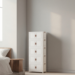 Tủ lưu trữ nhựa có thể xếp chồng lên nhau với hộp lưu trữ quần áo để dễ dàng tổ chức và giải pháp tiết kiệm không gian cho tất cả lưu trữ - Product Image 6