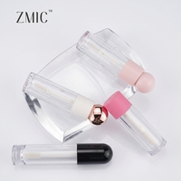 Ensemble de gloss à lèvres personnalisé de 7 ml, 10 ml, 21 ml, tubes à gloss à lèvres vides transparents et mignons avec un grand pinceau, tubes à gloss à lèvres noirs, dorés, roses, violets