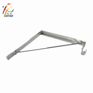 Asta dell'<span class=keywords><strong>armadio</strong></span> e staffa per ripiano placcati con tubo ovale cromato per impieghi gravosi - Product Image 4