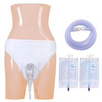 Bolsa Recolectora de Orina Reutilizable para Adultos de 1000 ml, Recolector de Orina Portátil Tipo Pantalón