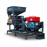 Machine à décortiquer le riz au diesel 1000 kg/h, machine à décortiquer le riz portable, fabricant de machines à décortiquer le riz