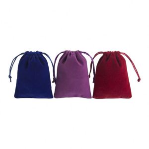 Sac à bijoux en velours personnalisé de luxe 7*9cm avec logo pour bracelet, collier, emballage de bonbons, pochette pour bijoux, sac cadeau haut de gamme - Product Image 2