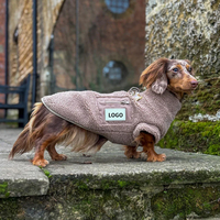 Vêtements pour animaux de compagnie OEM/ODM VPETBR, hiver/été, classiques, couleur unie, imperméables, écologiques, doublure en polaire, veste en coton, patchwork