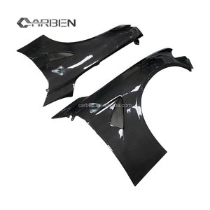 Nuovi Parafanghi Anteriori in Fibra di Carbonio Stile GTAm per <span class=keywords><strong>Alfa</strong></span> Romeo Giulia. Aggiornamento Facelift di Alta Qualità Bolt-On Forgiato a Nido d'Ape - Product Image 1