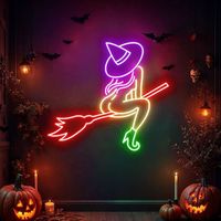 Enseigne néon personnalisée sans MOQ avec impression UV, enseigne néon LED personnalisée pour Noël, Halloween, Ramadan, livraison directe, décorations lumineuses LED néon