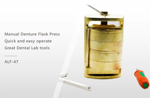 Dental Two Flask Press Machine Dental Lab Equipment Denture Flasks Clamp Compress Tool - Product Image 6