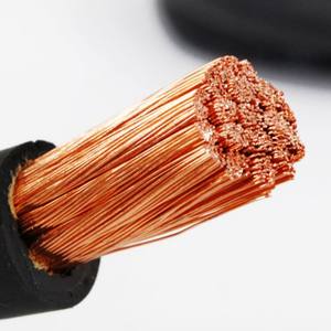 Cable conductor de cobre flexible de 600V y 25 mm2 con aislamiento de goma para aplicaciones de soldadura industrial Material de cobre estañado - Product Image 2