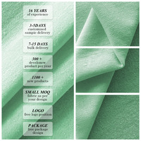 Tissu double face en coton biologique vert de chanvre-Évacuation de l'humidité, résistant aux plis, résistant à l'usure, doux et confortable