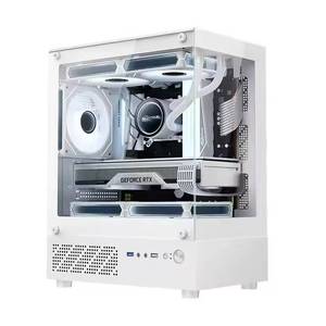 Casing komputer PC <span class=keywords><strong>Gaming</strong></span> Motherboard mikro ATX vertikal mendukung Casing <span class=keywords><strong>CPU</strong></span> untuk gamer & penggemar PC - Product Image 2