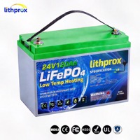 Batterie Lithium à Décharge Profonde 24V 120AH Grade LiFePO4 pour Stockage Domestique avec BMS Intelligent Bluetooth, Connecteur Anderson, CE RoHS IP67, OEM ODM 6000+