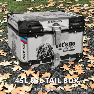 Boîtier supérieur élégant en alliage d'aluminium étanche d'une capacité de <span class=keywords><strong>45L</strong></span> pour les motos Boîtier arrière de moto étanche avec un design élégant - Product Image 3