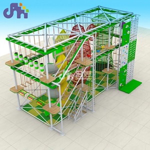 Domerry kim loại Nylon thiết bị giải trí thân thiện với trẻ em khóa học dây leo khung cho công viên phiêu lưu cho các sự kiện trung tâm mua sắm - Product Image 6