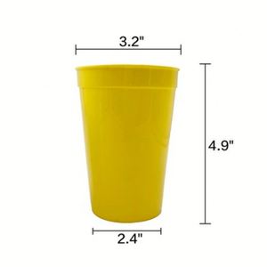 16 Oz <b>Reusable</b> Pp Stadium Custom Logo Printed <b>Plastic</b> Party <b>Cup</b> for Sports Events and Promotions - Product Image 4