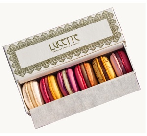 Boîte en papier de biscuits d'emballage de macaron de style Laduree