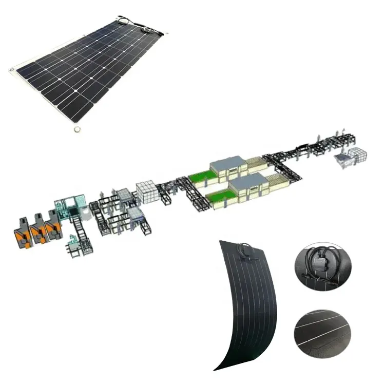 सौर पैनल विनिर्माण संयंत्र स्वचालित सौर सेल बनाने की मशीनें मैनुअल फोटोवोल्टिक पैनल सौर उत्पादन पूर्ण लाइन