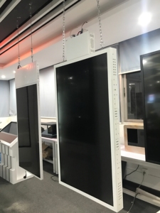 55 inch <span class=keywords><strong>LCD</strong></span> kỹ thuật số biển hai mặt màn hình cho cửa sổ cửa hàng quảng cáo thang máy sử dụng phương tiện truyền thông Máy nghe nhạc hộp bao gồm - Product Image 5