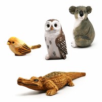 Figurines artisanales en bois personnalisées à prix abordable - Vente en gros de sculptures d'animaux en bois sculptées à la main, d'ornements géométriques et de statues de Bouddha