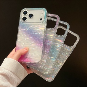 เคสโทรศัพท์มือถือลายเปลือกหอยสีรุ้ง IMD สำหรับ iPhone 17 Air 16 15 Pro Max แบบกลิตเตอร์ไล่เฉดสี PC Tpu ป้องกันแบบ Star River - Product Image 2