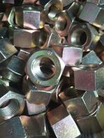 Mur baut heksagonal berlapis kuningan berkualitas tinggi, konduktivitas baik, sesuai standar DIN 934, ASME B 18.2.4.1M, ISO 4032, ukuran 8, 10, 12, M4-M100 untuk perakitan baut.