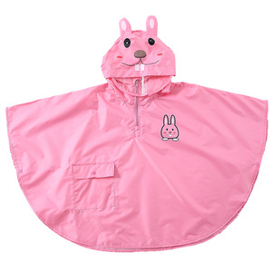 Imperméable pour enfants <span class=keywords><strong>Cape</strong></span> fendue pour garçon Poncho pour filles Forme <span class=keywords><strong>de</strong></span> dessin animé tridimensionnelle Poncho imperméable léger et respirant pour enfants - Product Image 6