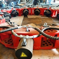 FAE FAPB-606 Briseur/Coupeur de pieux hydrauliques cylindriques pour machines de construction, démolition, cylindre de déchiquetage, concasseur de roche pour fondations, machines de construction hydrauliques
