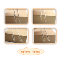Flacons compte-gouttes pour huiles essentielles avec bouchons dorés, flacons vides rechargeables transparents avec compte-gouttes en verre