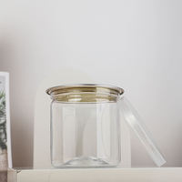 Boîtes à ouverture facile de 4 oz, 5 oz, 120 ml, en plastique transparent, vides, avec anneau d'ouverture, pour l'emballage de conserves de thon, de nourriture pour animaux de compagnie