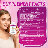 Suppléments en collagène et en vitamine C de marque privée OEM Produit de beauté pour le blanchiment de la peau et l'anti-âge