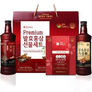 Coffret Cadeau de Ginseng Rouge Coréen Millénaire de Qualité Alimentaire Fermenté, Bonbons d'Agarwood et de Bois de Cerf Yanggaeng pour la Santé - Product Image 1