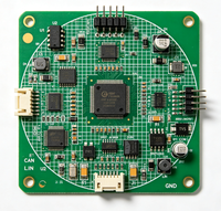 Circuit imprimé LED automobile, carte multicouche HDI avec contrôle d'impédance, carte de circuit de phare de voiture personnalisée Gerber