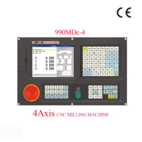 Contrôleur de tour CNC 990TDC pour Machine de tour CNC 2 axes 3 axes 4 axes carte de contrôle de mouvement avec fonction ATC et macro