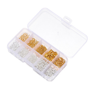 Cadena de extensión con cierre de langosta, chapada en metal, de un solo bucle, para la fabricación de pulseras, 10 compartimentos, accesorios de joyería en oro y plata. - Product Image 3