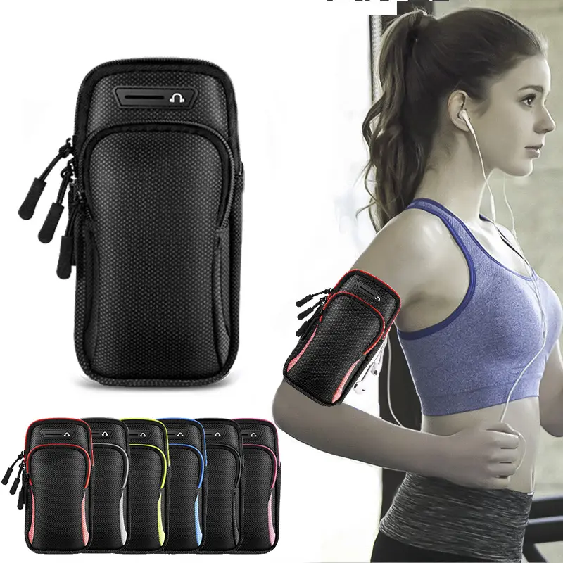 Wholesales 2023 Waterproof Running Sport Arm Bag Armband Mobile Phone Cycling Bags Neoprene Armbands for iPhone Samsung Arm band