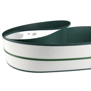 Dây chuyền băng tải 2 lớp màu xanh đậm bền chắc, cạnh kín mới dùng cho dây chuyền sản xuất điện - Product Image 1