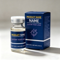 Étiquettes personnalisées pour flacons de peptides holographiques, vinyle imperméable, 2 ml, 10 ml, 15 ml, autocollants adhésifs pour petits flacons cosmétiques