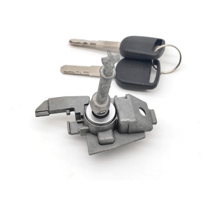 Cylindre de serrure de porte Honda Vezel 72185-T7A-003, côté conducteur, avec 2 clés, serrure cylindrique noire - Product Image 5