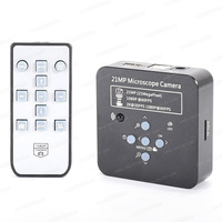 Caméra électronique industrielle 21mp 2K 1080P 60fps, pour Microscope industriel + adaptateur à montage C 0,5 x + câble USB + télécommande
