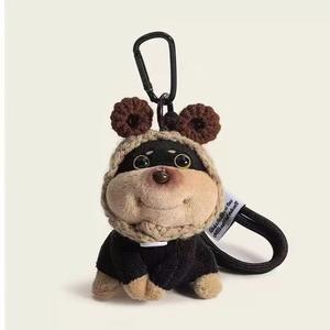 Porte-clés en peluche pour petite abeille chiot, poupée ours douce pour bébé fille avec remplissage en coton PP, jouet mignon pendentif suspendu - Product Image 6