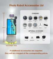 Station de kiosque photo robotisée intelligente Auto Magic Ramble pour iPad, idéale pour les mariages, les fêtes, les célébrations et les événements en location