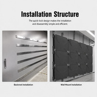 Pantalla LED de Alquiler para Exteriores de Instalación Rápida R&E, P2.5 Impermeable, Panel de Video LED Grande de 500x1000mm, Alta Frecuencia de Actualización, para Escenarios