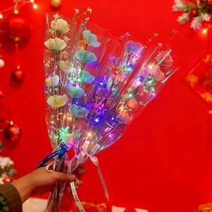 Ramo de Azaleas Brillantes Artificiales, Juguetes Luminosos para el Día de la Madre, San Valentín, Fiestas, Regalo Romántico - Product Image 5