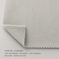 Nylon 66 Spandex Tissu coupe libre double face coton haut de gamme Premium 4 voies extensible évacuant l'humidité les vêtements