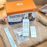 Prueba Rápida Combinada de Antígeno del Virus de la Leucemia Felina (FeLV) y Anticuerpos del Virus de la Inmunodeficiencia Felina (FIV) para Gatos, Certificación CE, 5-10 Minutos