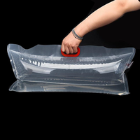 Sacs d'emballage gonflables transparents personnalisés en plastique pour le transport de poissons vivants, sacs à oxygène pour expédition