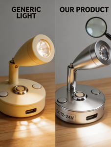 Lampada da Lettura a Striscia LED 304 con Interruttore Touch USB, Montaggio Laterale Regolabile, Adatta per Camper/Roulotte/Barche/Yacht/Casa - Product Image 4