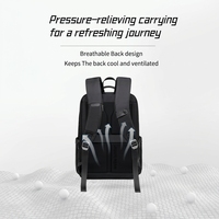 Tas Ransel Laptop Anti Air Berkualitas Tinggi Arctic Hunter, Tas Laptop Bisnis untuk Perjalanan, Tas Ransel Komputer Kapasitas Besar, Sac a dos