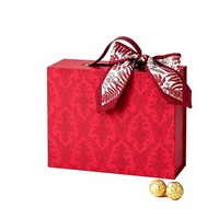Boîte cadeau de luxe biodégradable et écologique sur mesure, avec poignée magnétique, rubans, emballage en papier créatif, boîtes portables