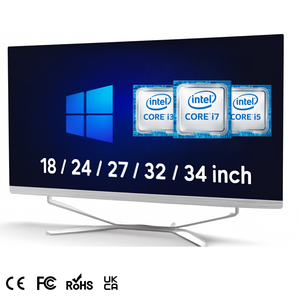 Computadora de Escritorio Monobloque AIO Táctil Curva Windows 11 de 19 22 24 27 32 34 Pulgadas RTX 3060 Intel Core I3 I5 I7 PC Todo en Uno para Oficina - Product Image 1