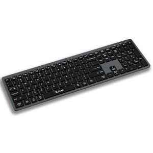 Teclado Retroiluminado Recargable JOMAA, Modo Dual 2.4G y Bluetooth, Teclado Inalámbrico Multidispositivo para Laptop, Tablet, Mac, iPad y Teléfono - Product Image 1